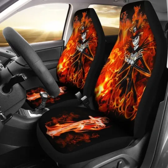 Discover Jack Skellington Car Seat Cover Nightmare Before Christmas Auto Interior