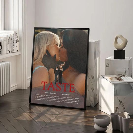 Discover Poster Prints S-Sabrina Of Carpenter J-Jenna O-Ortega Music Star 2025  Wall Art Canvas Painting Room Home Decor Bar Office Gifts