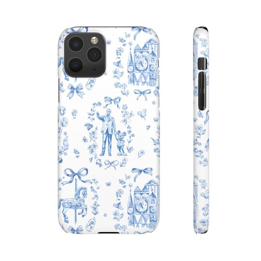 Discover Charming Disney Floral Castle Phone Case