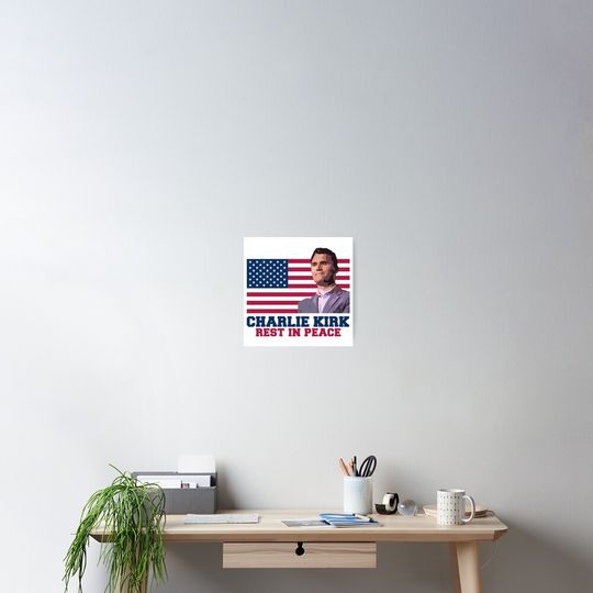 Discover Rest In Peace Charlie Kirk Poster