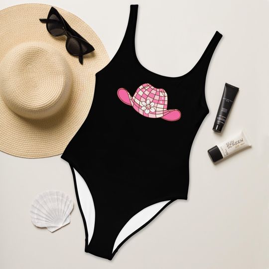 Western Theme Bridesmaid One Piece Swimsuit, Cowgirl Bach Party Swimsuit, Rodeo Bachelorette Bathing Suit, Bridesmaid Swimwear