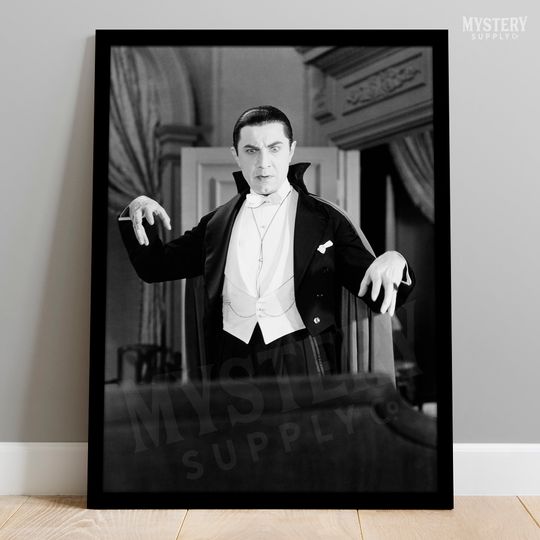 Dracula 1930s Vintage Bela Lugosi Vampire Horror Movie Monster Photo Poster / Wall Decor Art Print #161