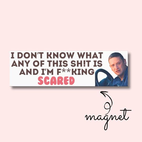 I Don't Know How to Drive" Car Magnet - Funny I Think You Should Leave Inspired Bumper Sticker Magnetic