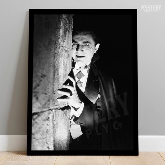Dracula 1930s Vintage Bela Lugosi Horror Movie Vampire Photo Poster / Wall Decor Art Print / Halloween Decor / Horror Decor #167