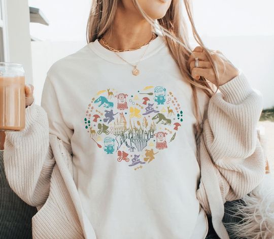 Discover Disney Universal Studios Comfort Colors Shirt, Universal Studios Heart Shirt, Disney Trip Shirt, Disney Family Vacation Shirt, Gift For