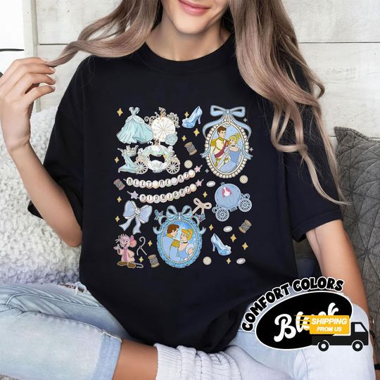 Discover A Dream Is A Wish Your Heart Makes Shirt, Disney Cinde Comfort Colors Shirt, Cinde Shirt, Walt Disneyworld Princess Shirt