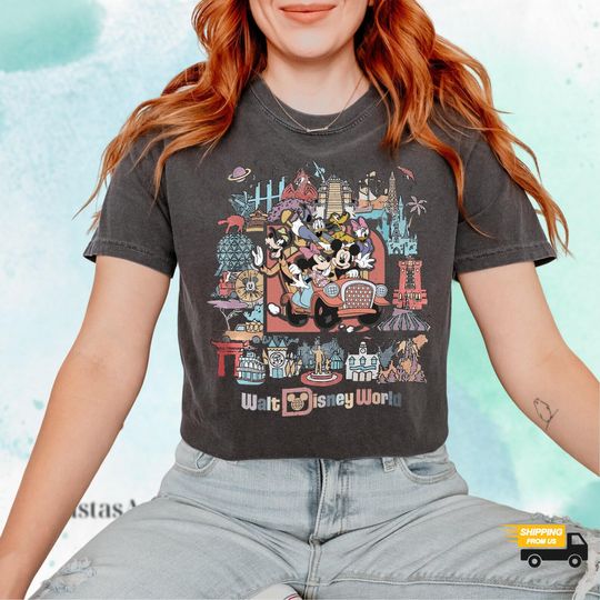 Discover Walt Disneyworld Shirt, Vintage Disneyworld Shirt, Mickey And Friends Shirt, Disney 2025 Trip Shirt, Mickey and Co Gift