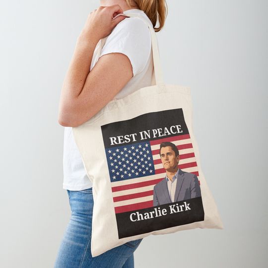 Discover Charlie Kirk RIP Tote Bag