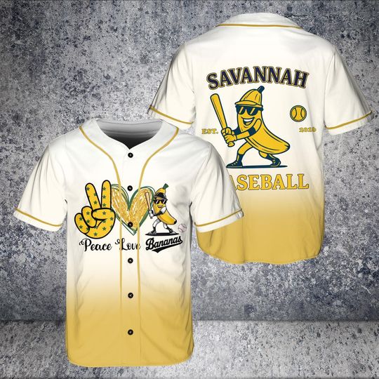 Discover Baseball Jersey , Jersey Baseball For Men Women Kid Youth, Let's Go Bananas Shirt