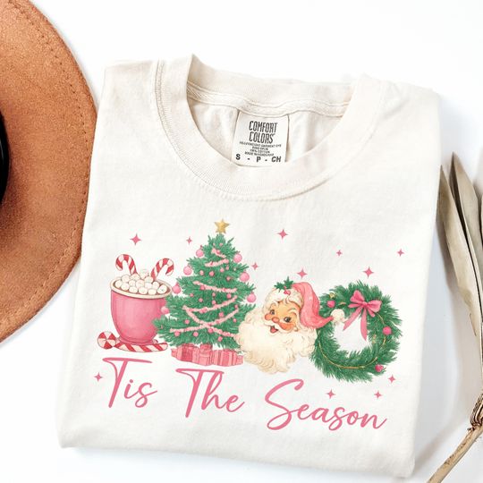 Discover Christmas Tis The Season Sweatshirt, Merry Christmas Sweatshirt, Cute Winter Sweatshirt