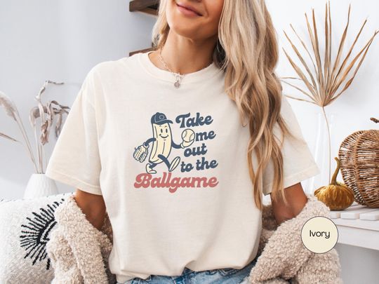 Discover Funny Banana Baseball Shirt, Banana Ball Vintage Tee, Retro Game Day Top, Baseball Gift For Fans, Sports Shirt, Summer Tee