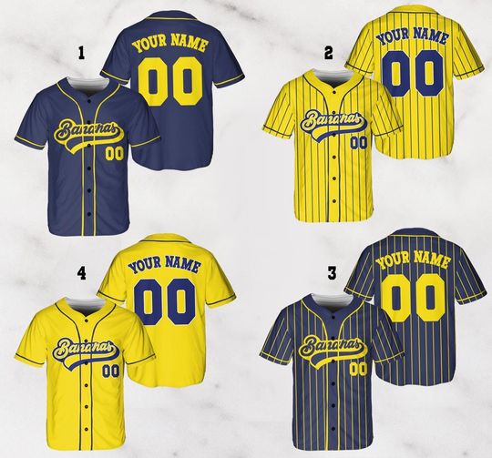 Discover Custom Baseball Jersey with Name and Number, Baseball Fans Shirt, Sport Lover Jersey