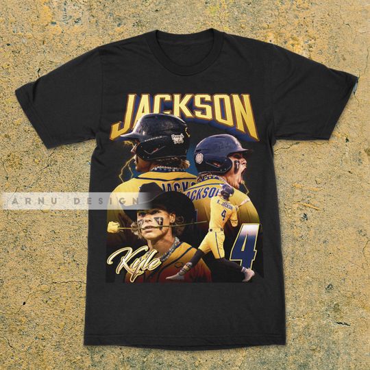 Discover Kyle Jackson Third Baseman Shortstop Centerfielder Retro Vintage T-Shirt