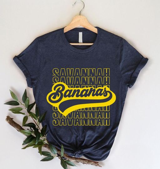 Discover Retro Baseball T-shirt, Vintage Soft Tee, Unisex Baseball Shirt, Banana Fan Gift, Let's Go Bananas Shirt, Game Day Baseball Shirt