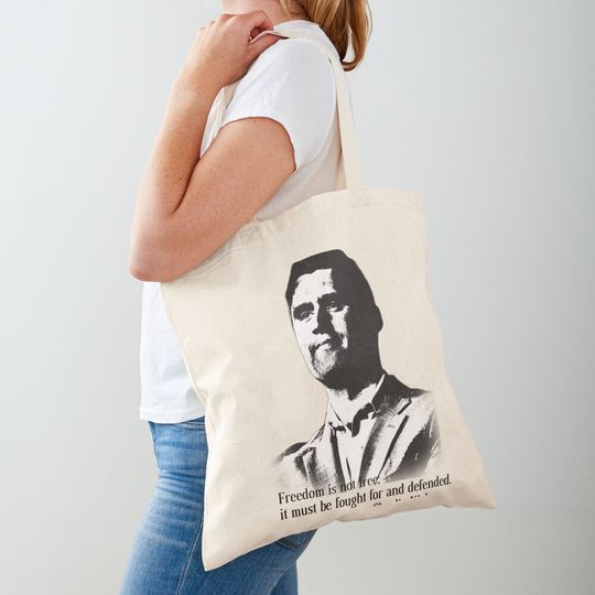 Discover Charlie Kirk Quote Graphic Tote Bag