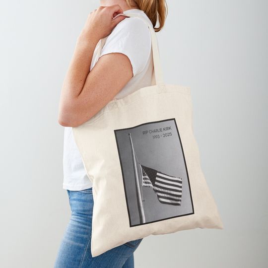 RIP Charlie Kirk Tote Bag