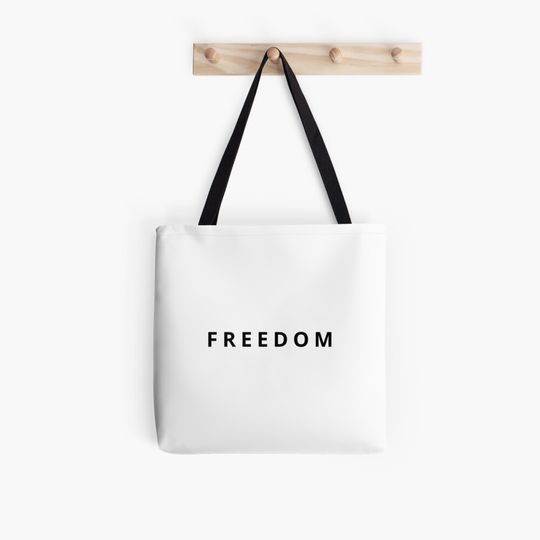 Discover Freedom Charlie Kirk  Tote Bag