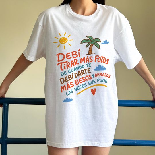 Discover Debi Tirar Mas Fotos T-Shirt APRS DTMF Concert Puerto Rico Clothing