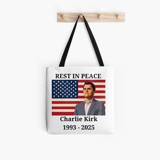 Discover Charlie Kirk RIP 1993 - 2025 Tote Bag