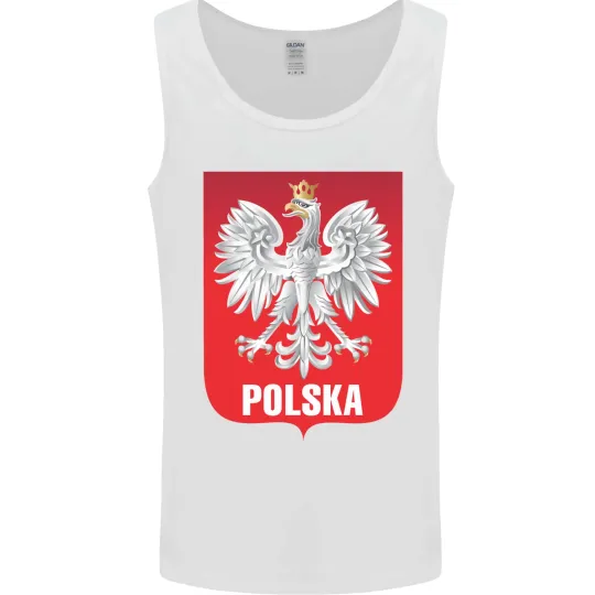 Discover Poland Flag Mens Tank Top Football Vest
