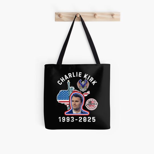 Discover Rest In Peace Charlie Kirk  Tote Bag