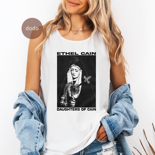 Discover Premium Ethel Cain Tank Top - Pop Music Top - American Teenager Single - Ethel Cain Album - Ethel Cain Merch - Unisex Pop Clothing