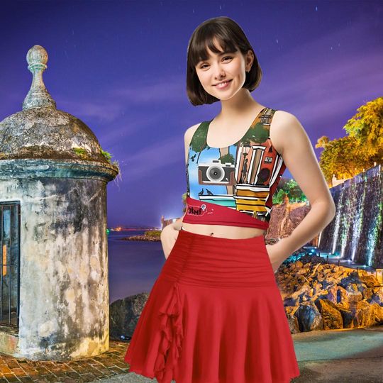 Puerto Rico DTMF BB Women's Sport Bra