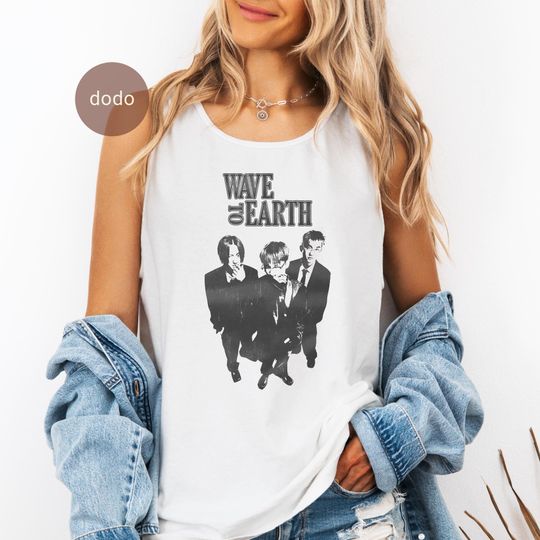 Premium Wave To Earth Tank Top - Unisex Pop Music Top