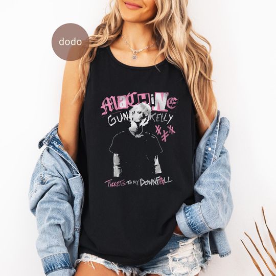 Discover Premium Machine Gun Kelly Tank Top - Rap Music Top