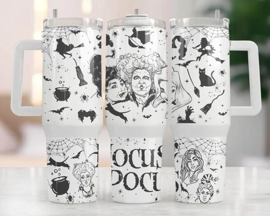 Discover Hocus Pocus Tumbler Wrap: Halloween Movie Characters