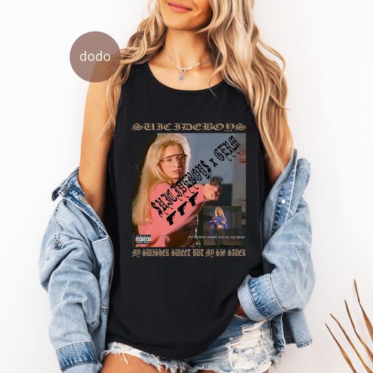 Premium Suicideboys Tank Top - Rap Music Top - My Swisher Sweet But My Sig Sauer Album