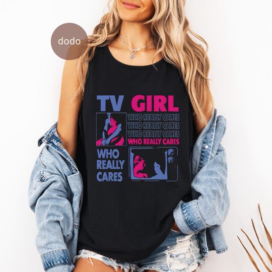 Discover TV Girl Tank Top - Pop Music Album Shirt
