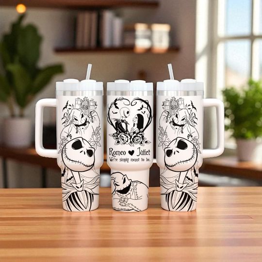 Discover Personalized Horror Movie Tumbler: "We're Simply Meant To Be" 40oz Tumbler