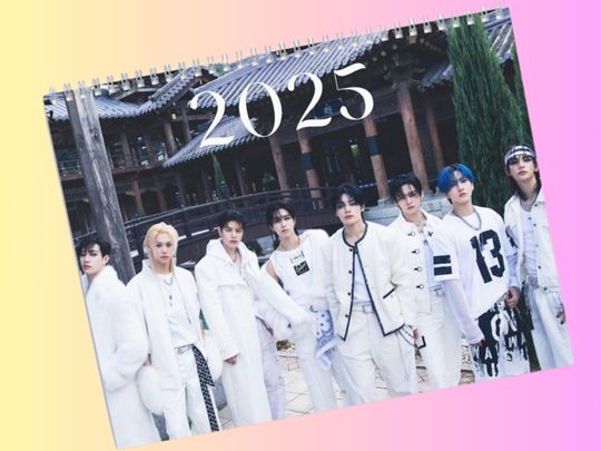 SKZ Wall Calendar 2025: Kpop Stay Gift, SKZOO Merchandise