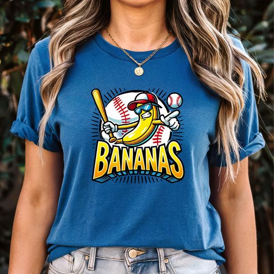 Discover Funny Banana Baseball Shirt, Sports Team Mascot Shirt, Banana Shirt ,Funny Baseball Shirt, Baseball Gift, Kids Baseball Tee, Baseball Lover