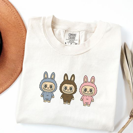 Discover Funny Labubu T-shirt, Cute Labubu Fan Tee, Gift For Labubu Fans, Labubu Clothes