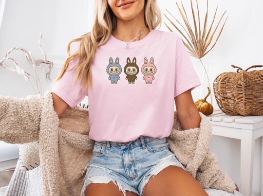 Funny Labubu T-shirt, Cute Labubu Fan Tee, Gift For Labubu Fans, Labubu Clothes