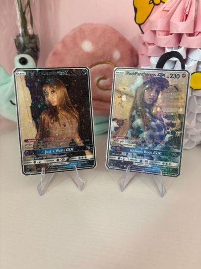 Pink Pantheress Acrylic Card, Photo Card, Gift For Fan