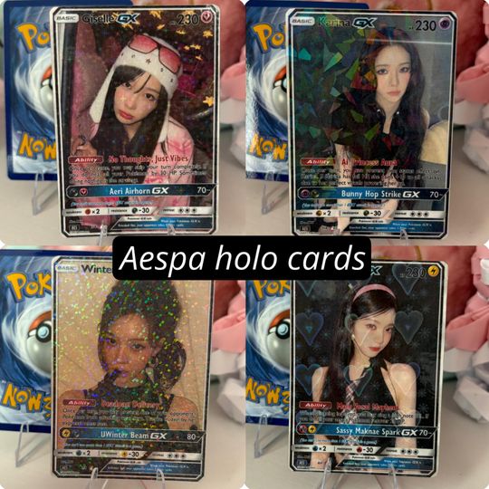 Aespa  Acrylic Card, Photo Card, Gift For Music Fan