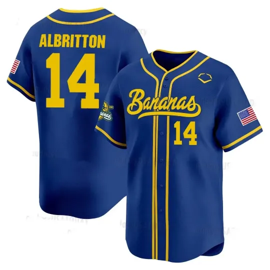 Savannah Bananas #14 Albritton Baseball Jersey , Gift For Fan