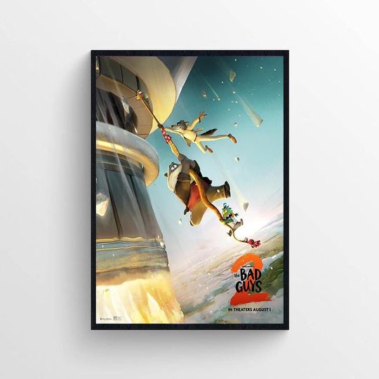 The Bad Guys 2 Poster - Movie Wall Art Decoration for Home & Living