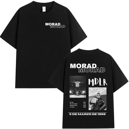 Discover Rapper Morad MDLR Tour Album T Shirt