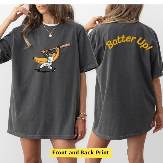 Discover Savannah Bananas Baseball Tee: Double-Sided Retro Fan Shirt, Comfort Colors Unisex Oversized