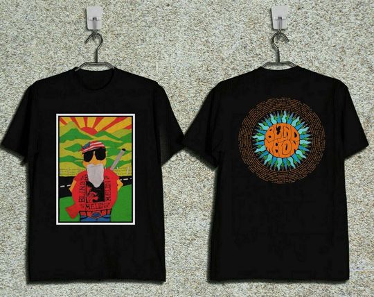 Clothing Shirt 2 Side Blind Melon Vintage 1993 Tour Concert Gildan Cotton High Quality