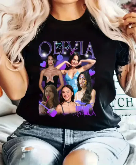 Olivia Rodrigo Concert T-Shirt - American Singer & Songwriter Gift Tee