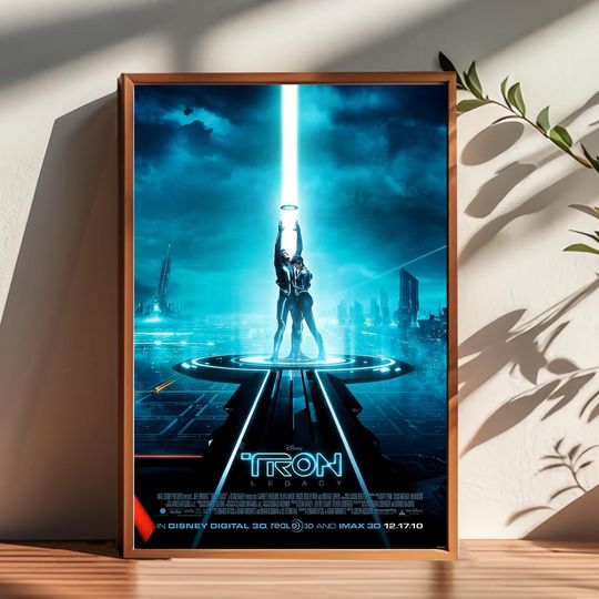 TRON LEGACY Movie Poster,Room Decor,Poster for Gifts,Home Decor,Wall Art Decor