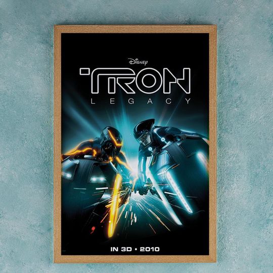 Tron Legacy Movie Poster Wall Art Decor Rome Decor Film Poster Collectibles Birthday Gifts