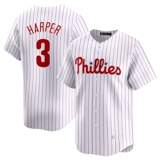 Discover Bryce Harper #3 Phillies Baseball Jersey Shirt Full Size , Gift for Fan