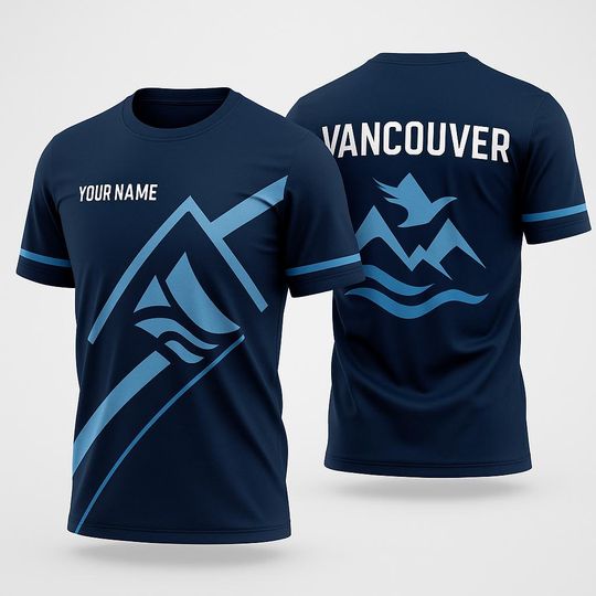 Custom Name Vancouver Whitecaps FC Soccer Fan 3D T-Shirt Personalized Jersey