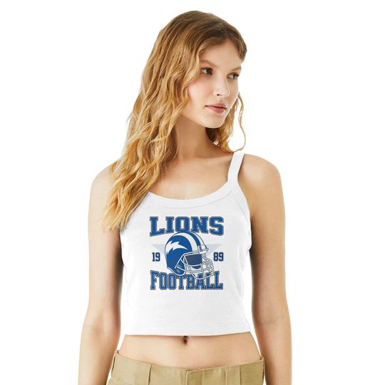 Lions Football Womens Tank Top, Cute Game Day Shirt, Trendy Fan Outfit